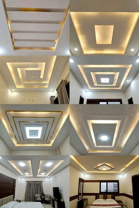 Faux plafond en plâtre réalisé par un plâtrier à Marrakech
